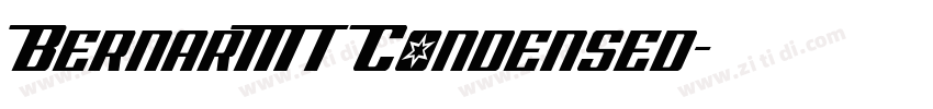 BernarMT Condensed字体转换